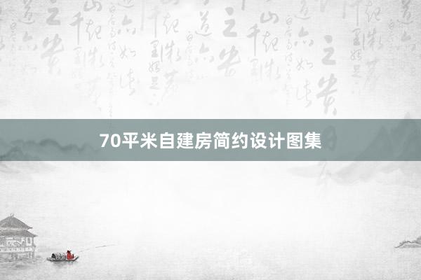 70平米自建房简约设计图集